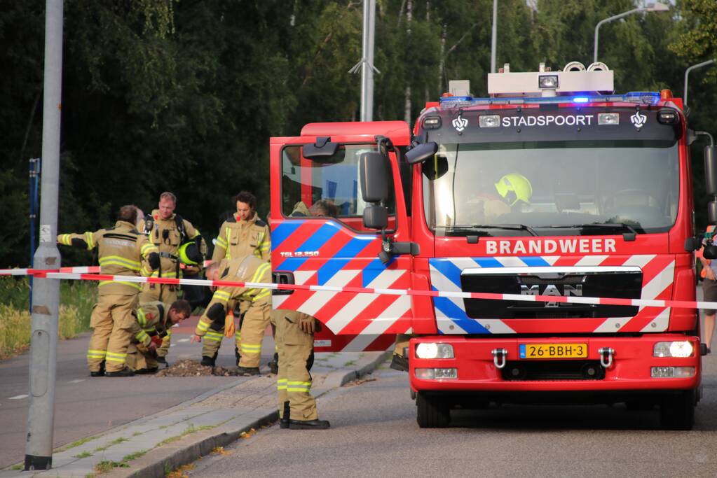 kortsluiting in ondergrondse kabel