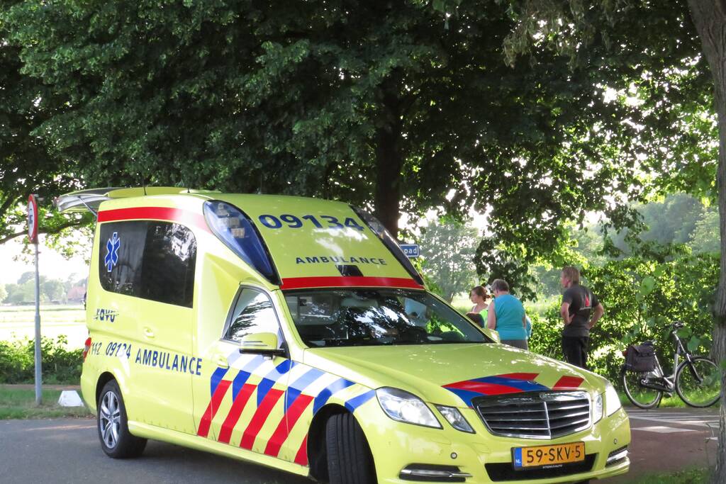 Auto uit de bocht gevlogen