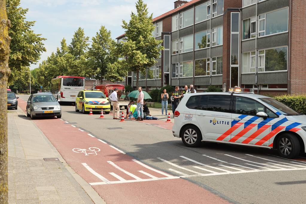 Fietsster gewond bij ongeval