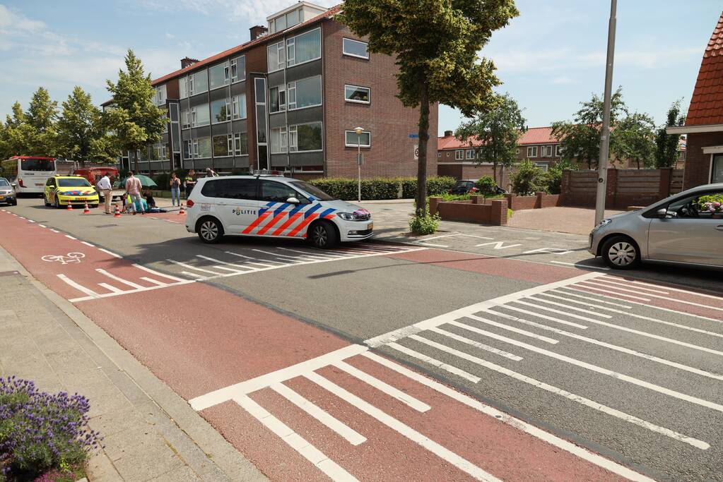 Fietsster gewond bij ongeval