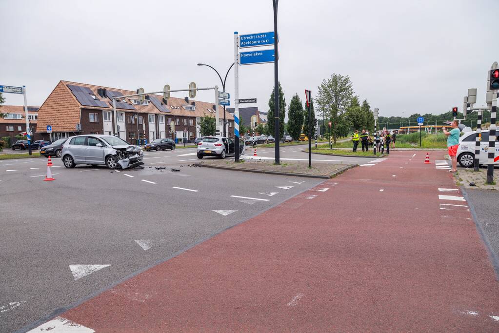 Veel schade bij aanrijding