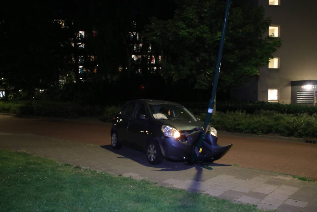 Auto total loss na uitwijkmanoeuvre