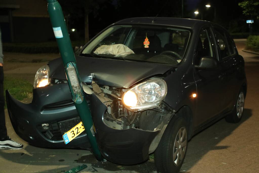 Auto total loss na uitwijkmanoeuvre