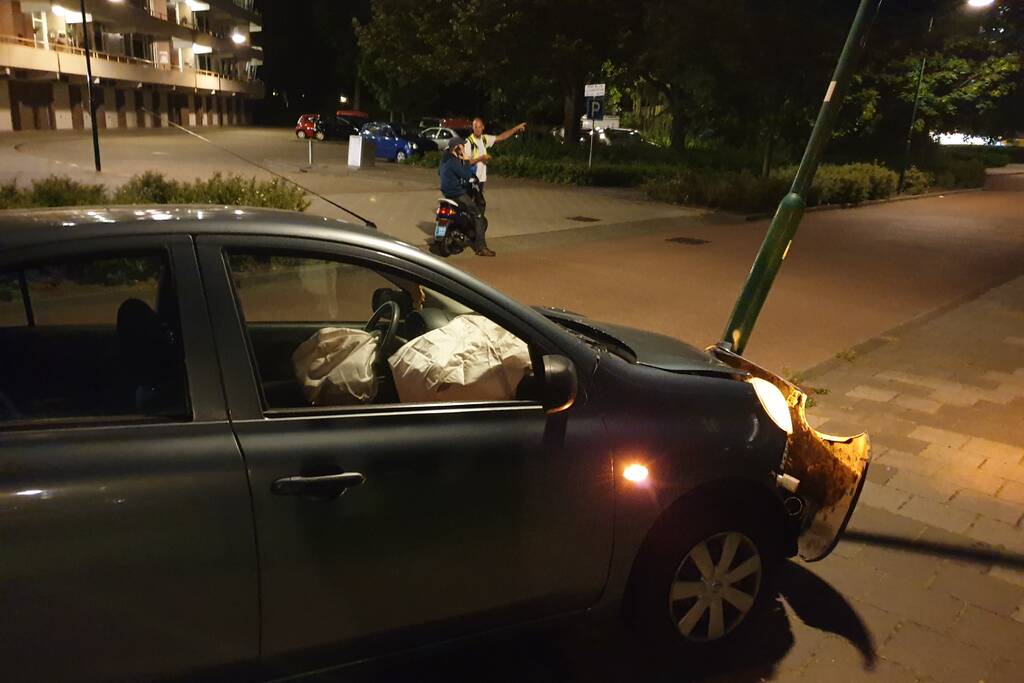 Auto total loss na uitwijkmanoeuvre