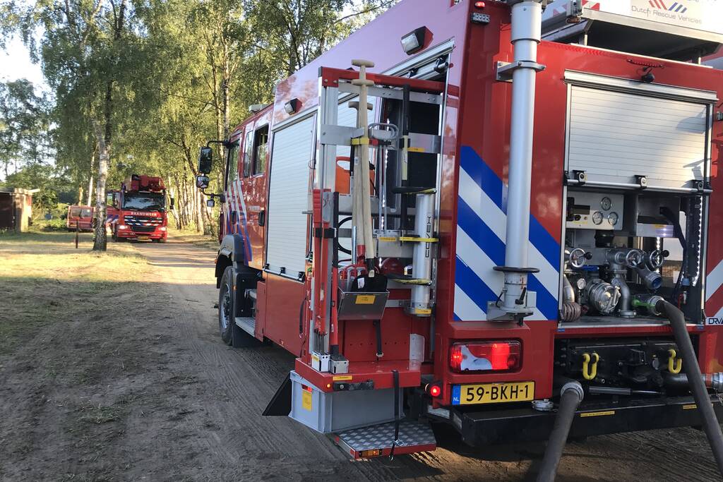 Nacontrole bij afgebrand rieten dak