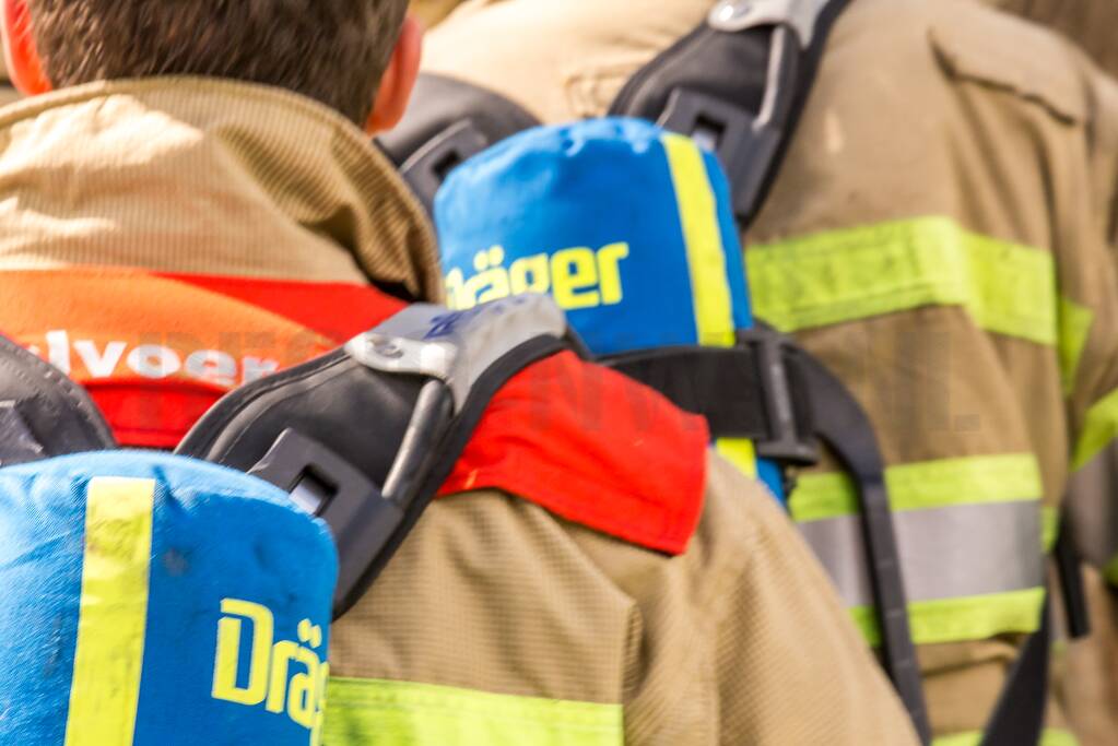 Grote brand in schuur