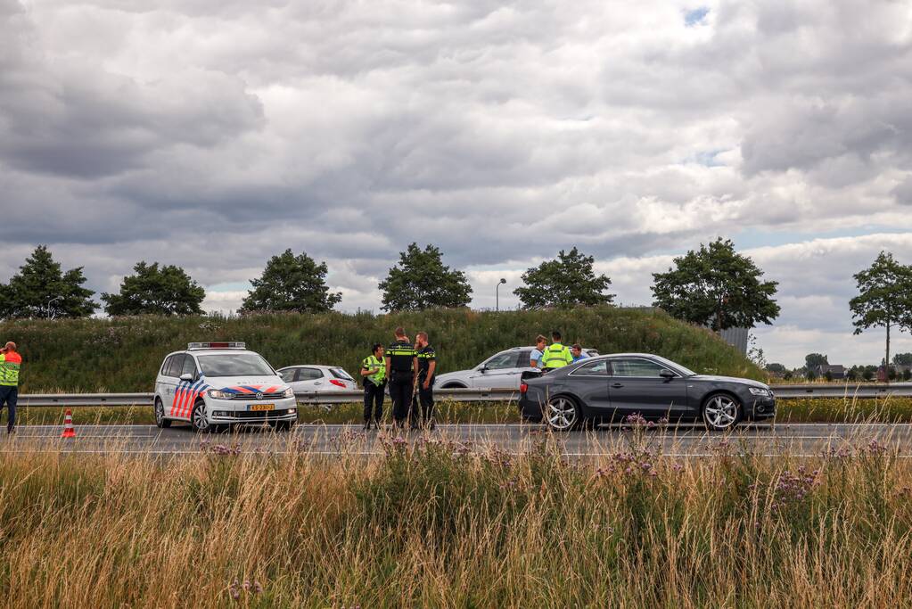 Snelweg afgesloten na ongeval