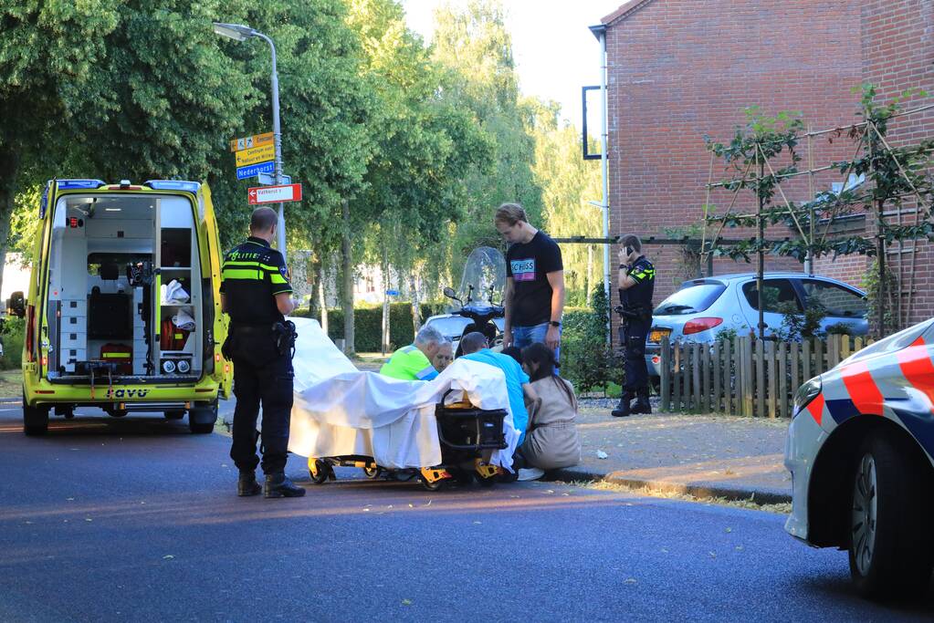 Scooterrijder gewond bij eenzijdig ongeval