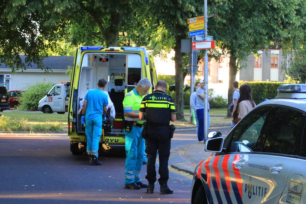 Scooterrijder gewond bij eenzijdig ongeval