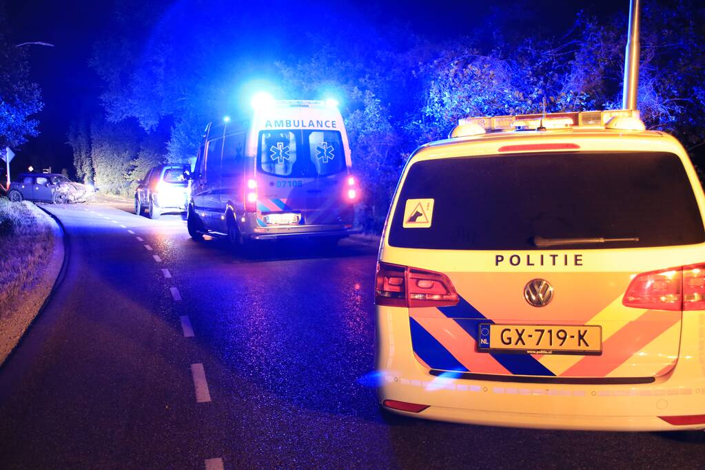 Bestuurder vlucht na crash