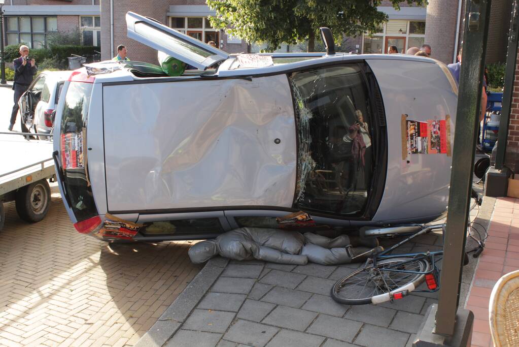 Grote brandweeroefening