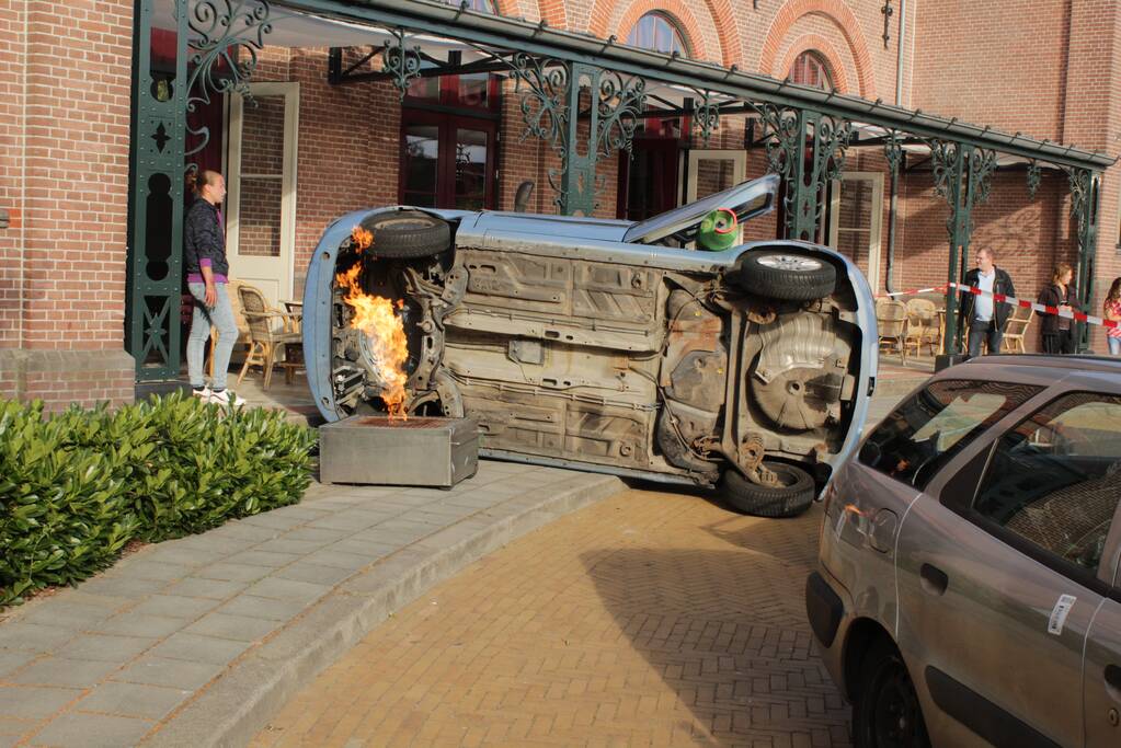 Grote brandweeroefening