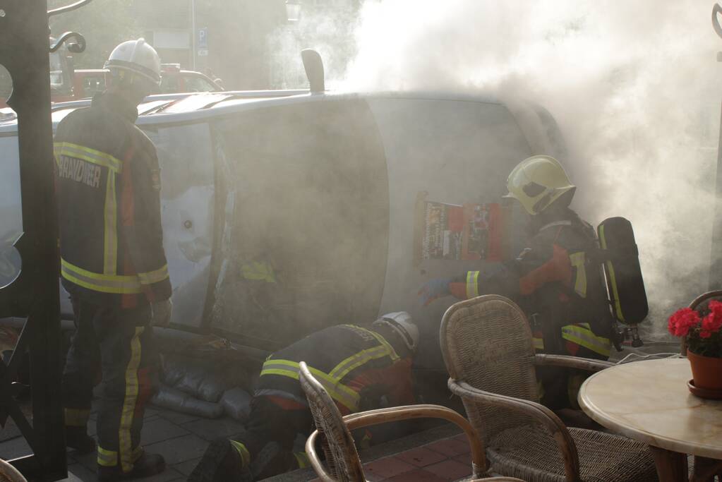 Grote brandweeroefening