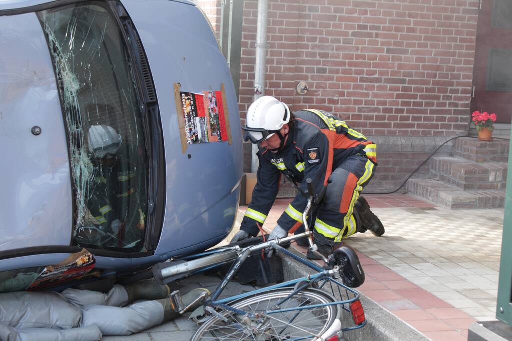 Grote brandweeroefening