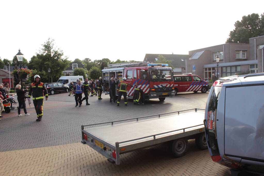 Grote brandweeroefening