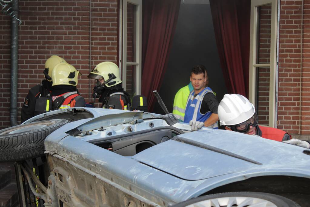 Grote brandweeroefening