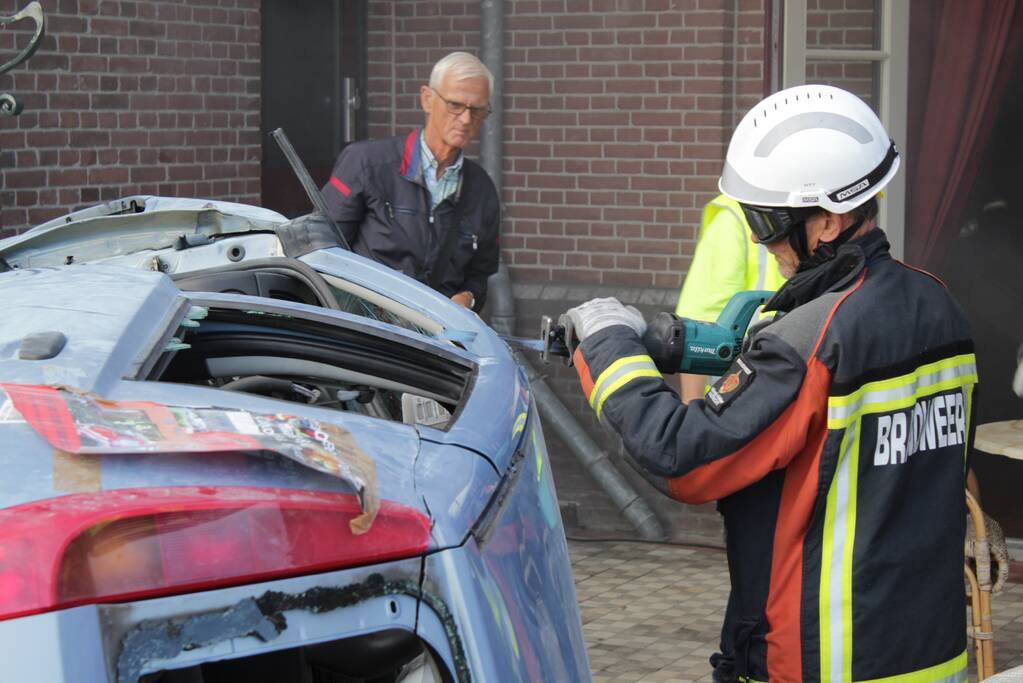 Grote brandweeroefening