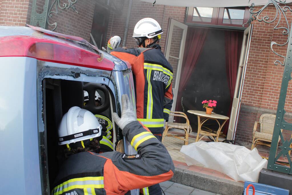 Grote brandweeroefening