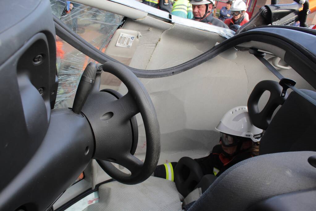 Grote brandweeroefening