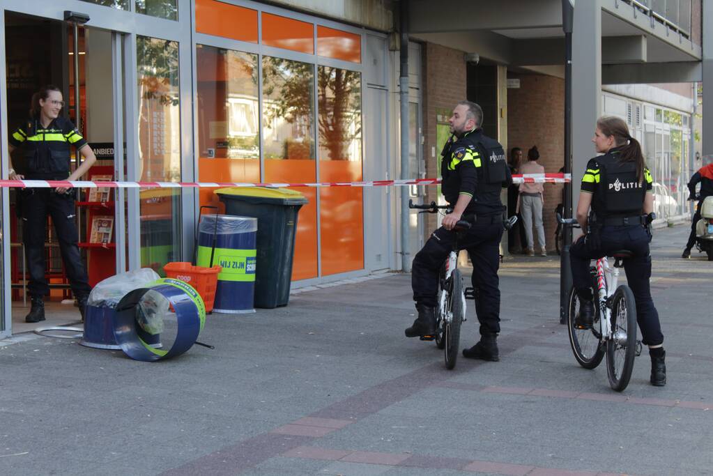 Overval op supermarkt Coop