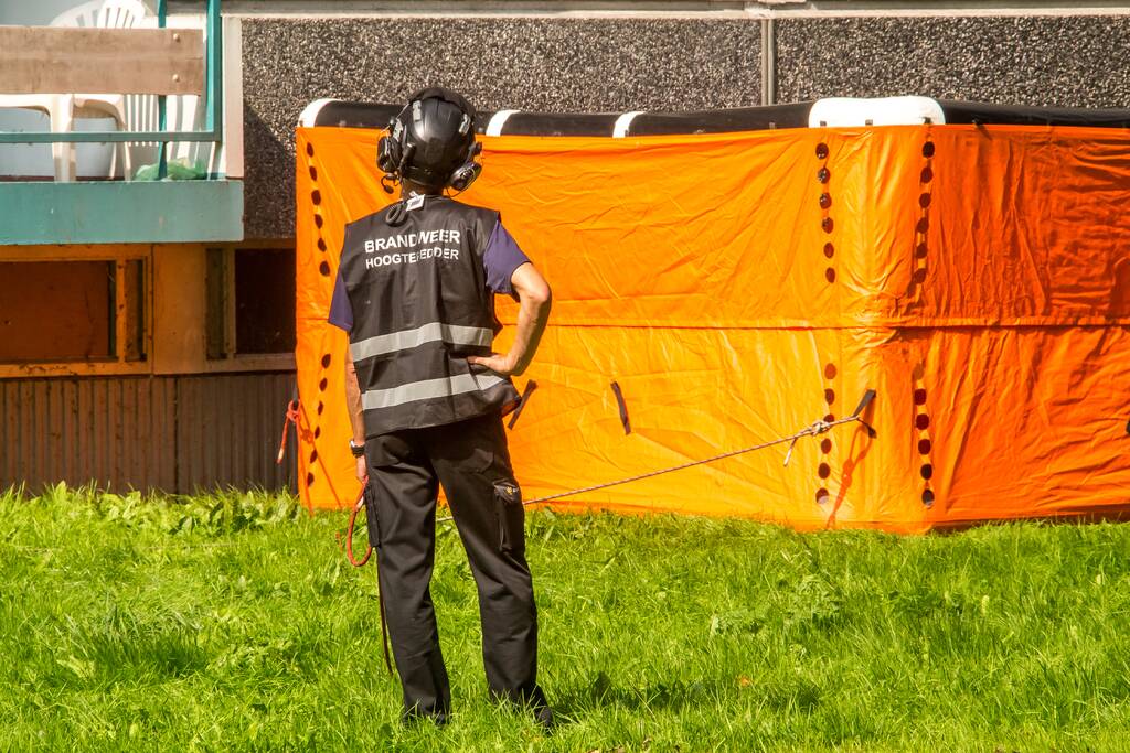 Hoogtereddingsteam ingevlogen met politieheli