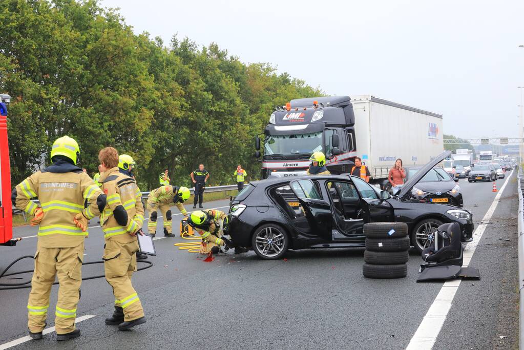 Knooppunt Hoevelaken dicht na ongeval