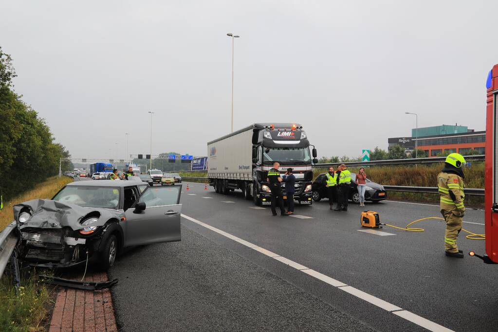 Knooppunt Hoevelaken dicht na ongeval