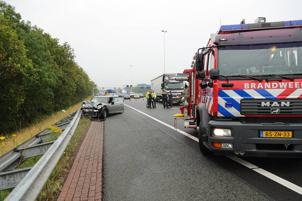 Knooppunt Hoevelaken dicht na ongeval