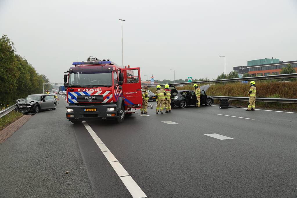 Knooppunt Hoevelaken dicht na ongeval