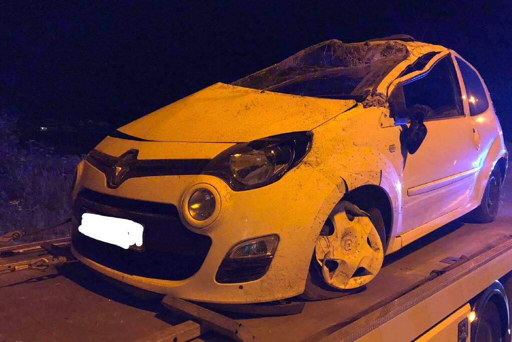 Automobilist gewond na eenzijdig ongeval