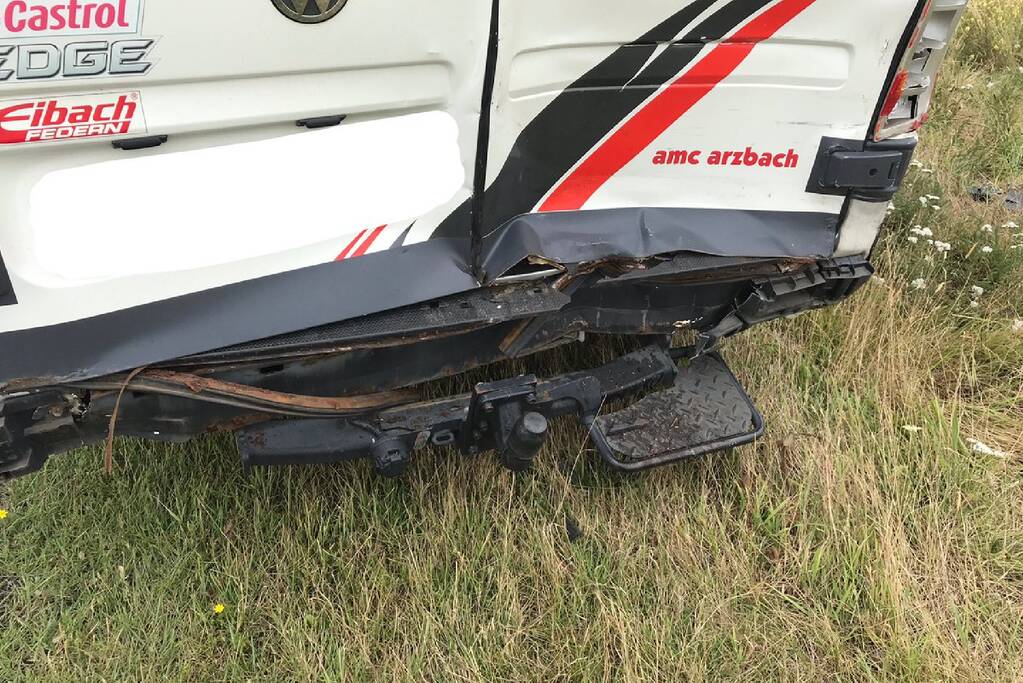 Schade bij kop-staartbotsing