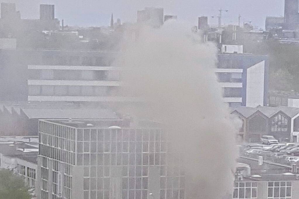 Grote brand in kantoorpand