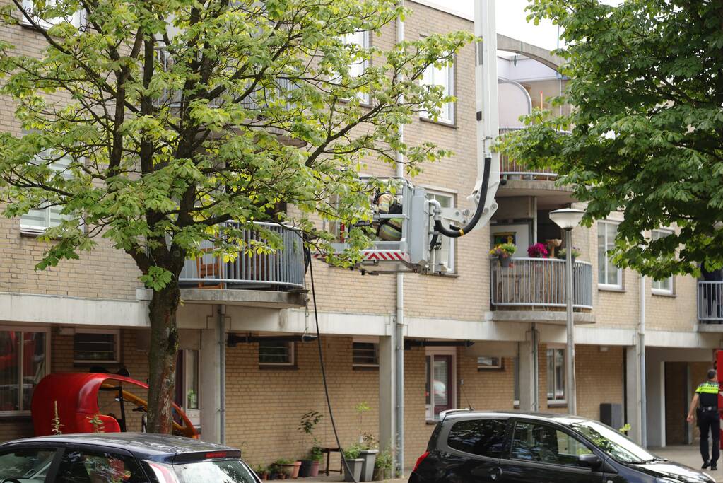 Uitslaande brand in slaapkamer