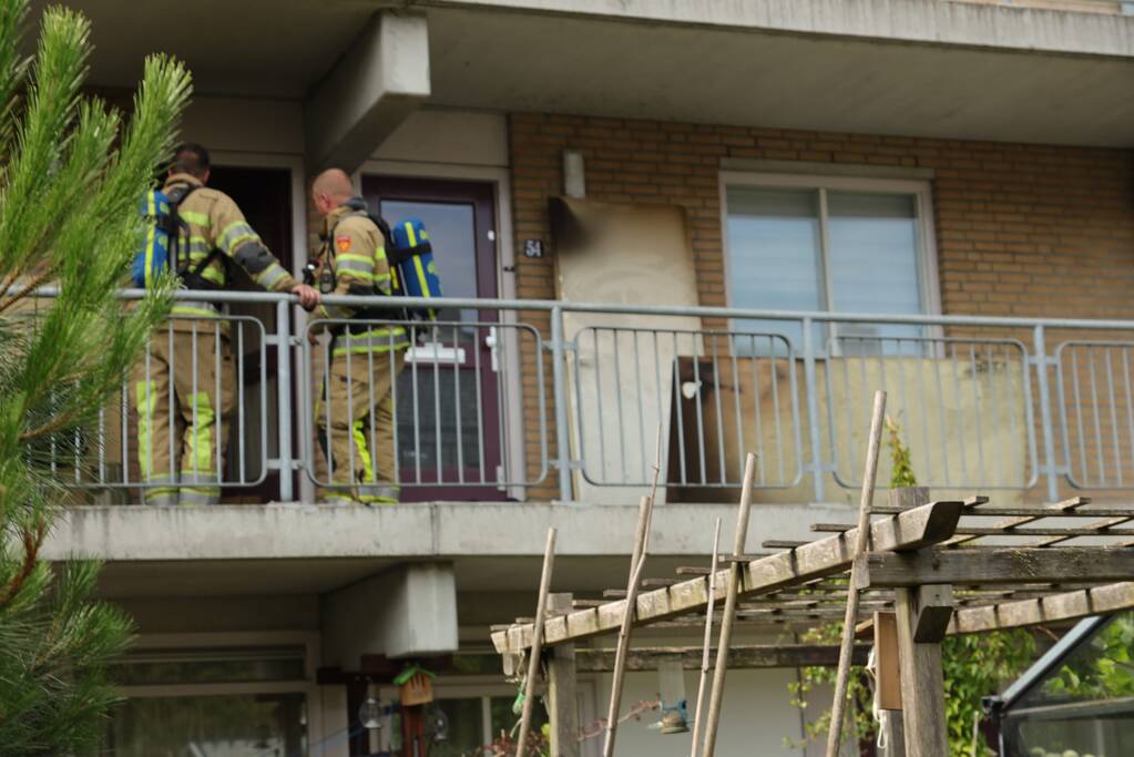 Uitslaande brand in slaapkamer