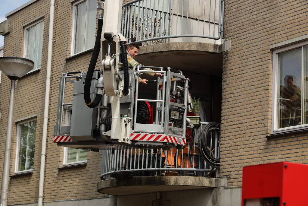 Uitslaande brand in slaapkamer
