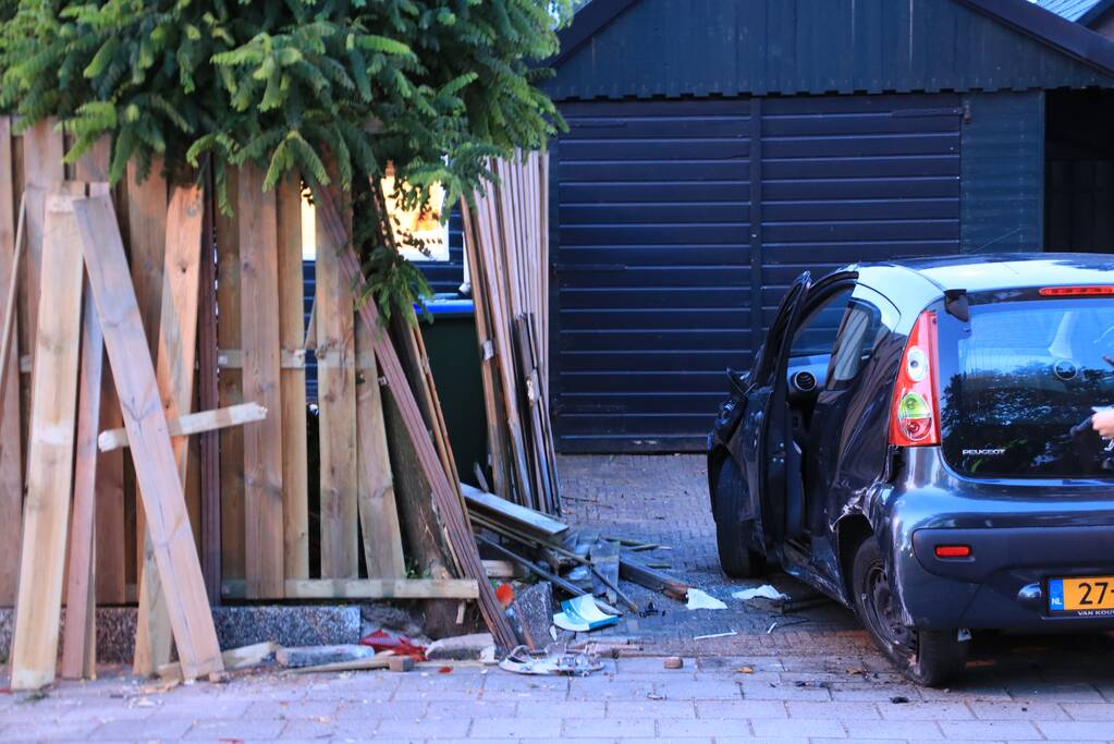 Drankrijder richt ravage aan