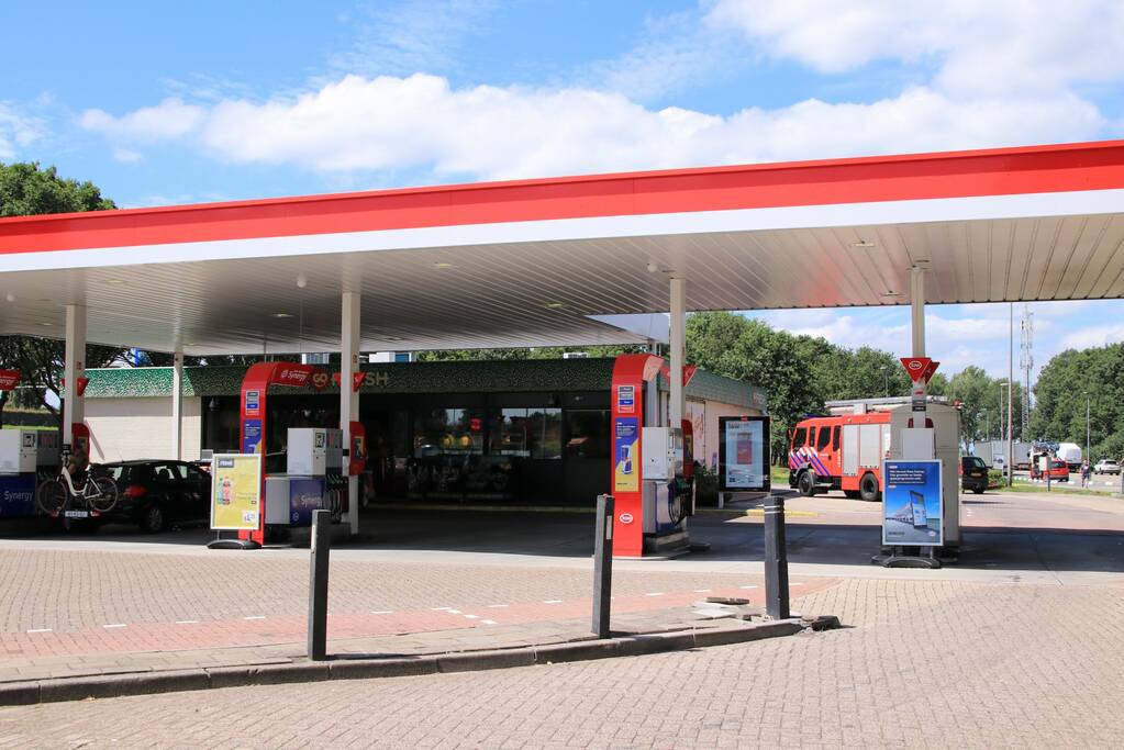 Tankstation afgesloten om lekkende gastank