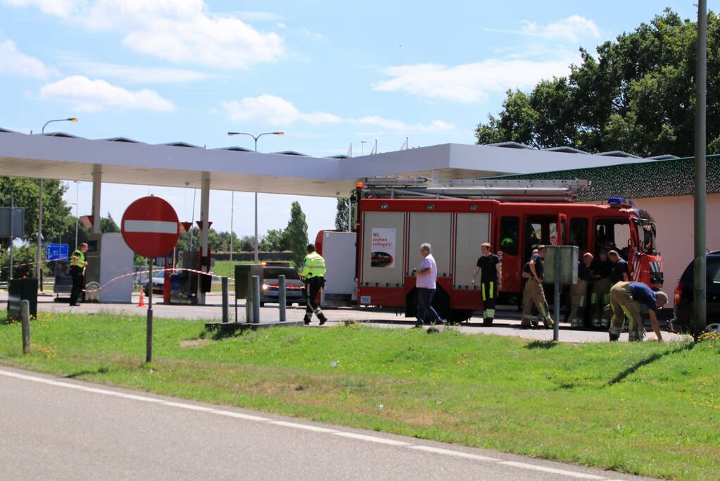 Tankstation afgesloten om lekkende gastank