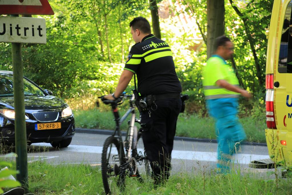 Mountainbiker en voetganger gewond door aanrijding