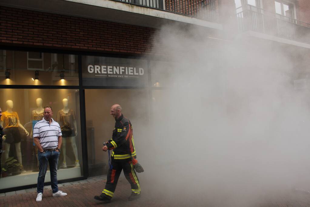 Brand blijkt anti-inbraak rookmachine