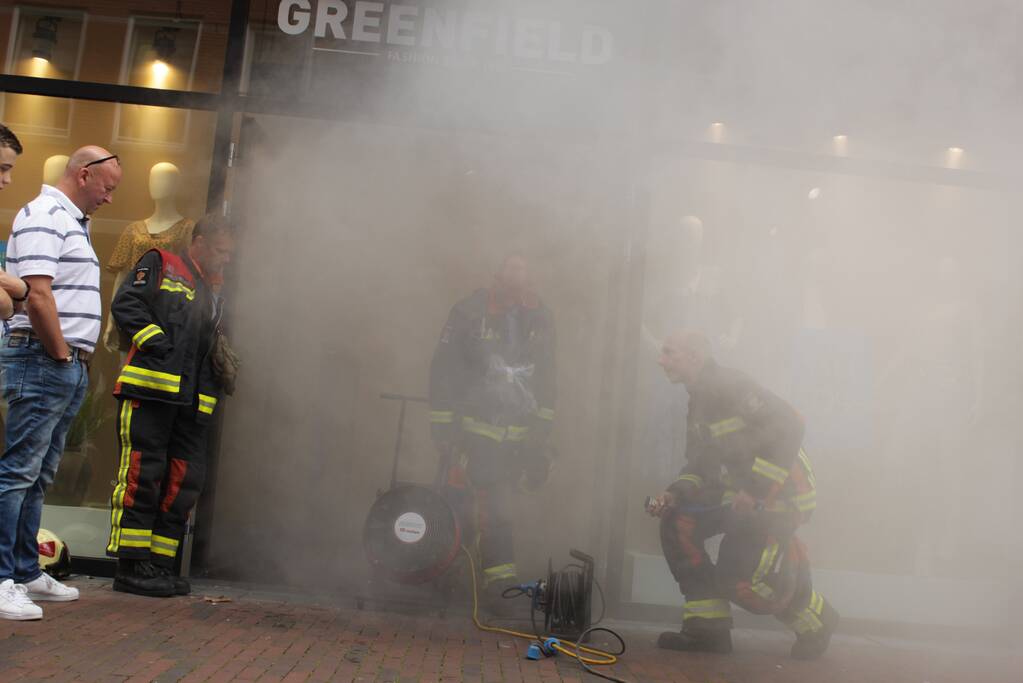 Brand blijkt anti-inbraak rookmachine