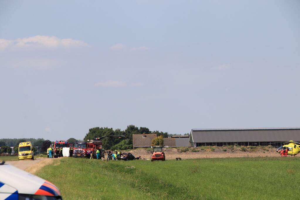Persoon overleden bij ernstig ongeval