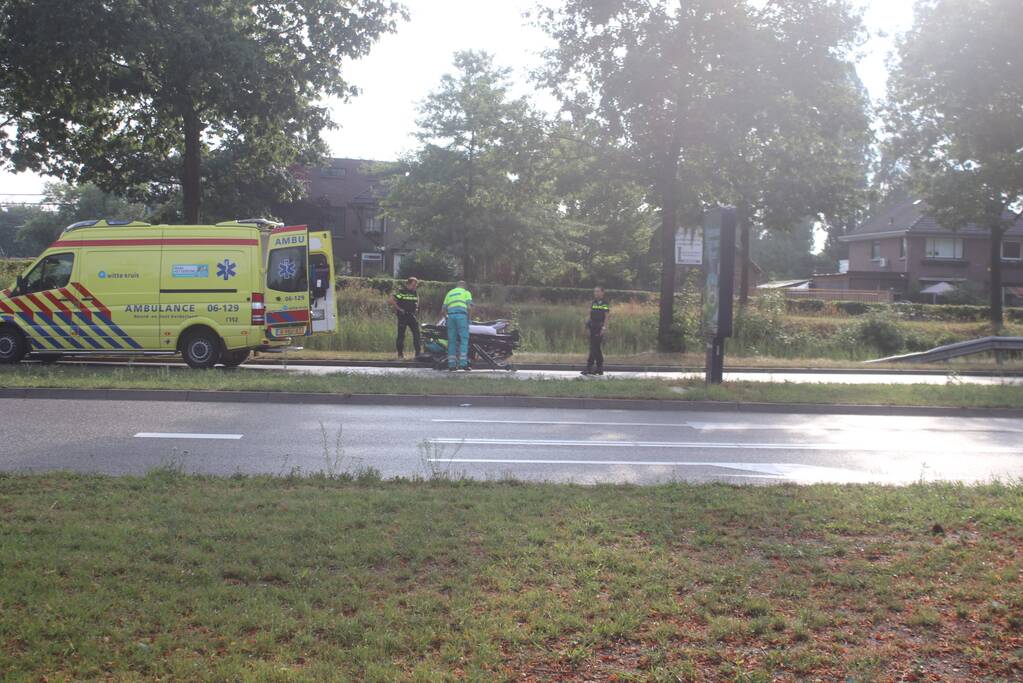 Scooterrijder gewond na valpartij