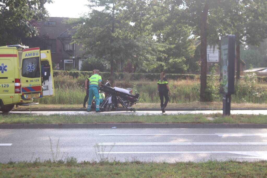Scooterrijder gewond na valpartij