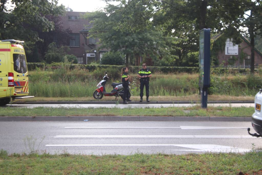 Scooterrijder gewond na valpartij