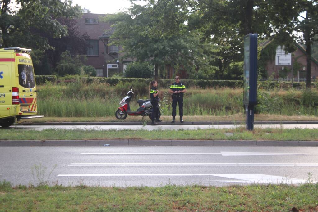 Scooterrijder gewond na valpartij