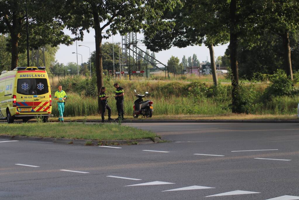 Scooterrijder gewond na valpartij