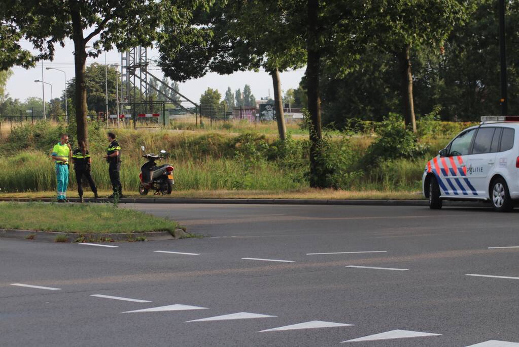 Scooterrijder gewond na valpartij