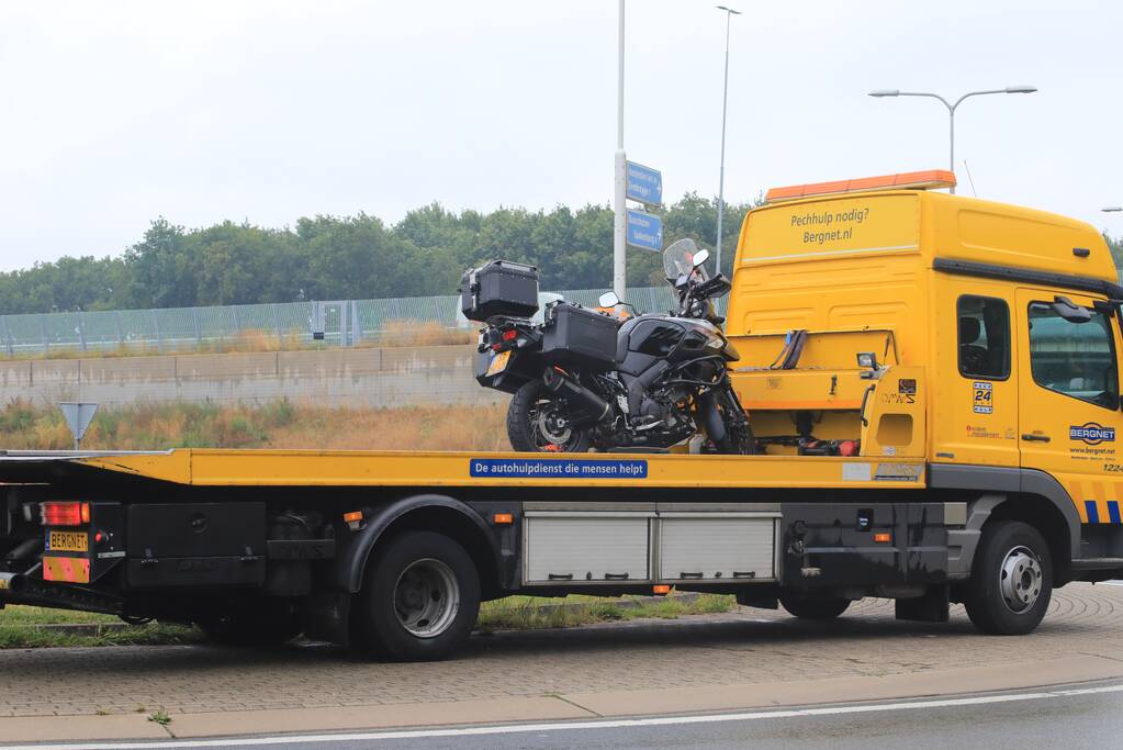 Motorrijder gewond bij ongeval