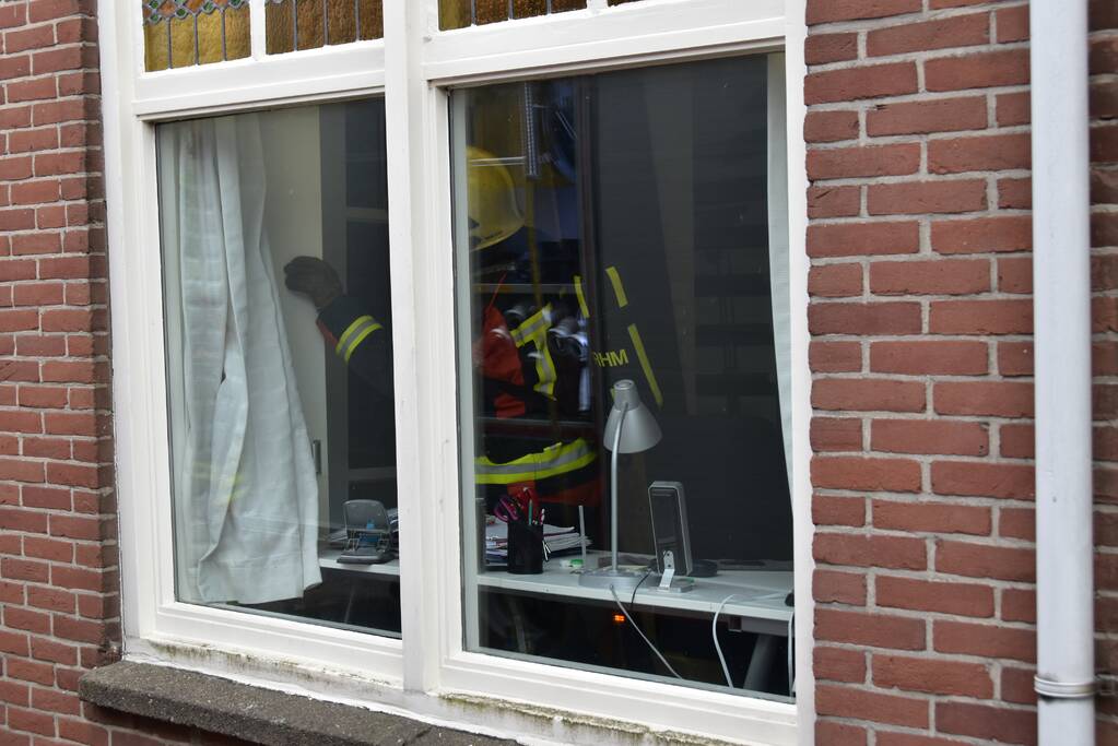 Brand in meterkast voor de hoofdzekering